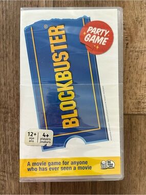 NWT! Blockbuster Movie Game, 12+, Family Game, 4 Players, Actors/Actress, Group